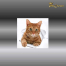 3D Aufkleber Katze